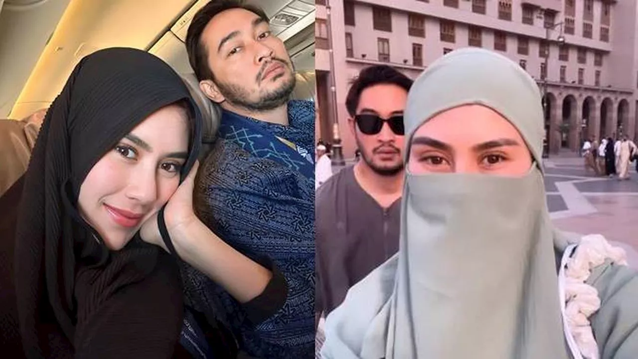 7 Potret Syahnaz Sadiqah Umrah Bareng Jeje, Tampil Bercadar Tuai Sorotan