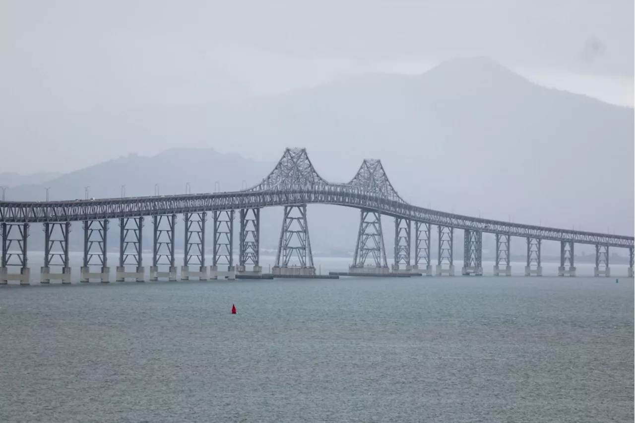 One person dies in fiery toll booth crash on Richmond-San Rafael Bridge