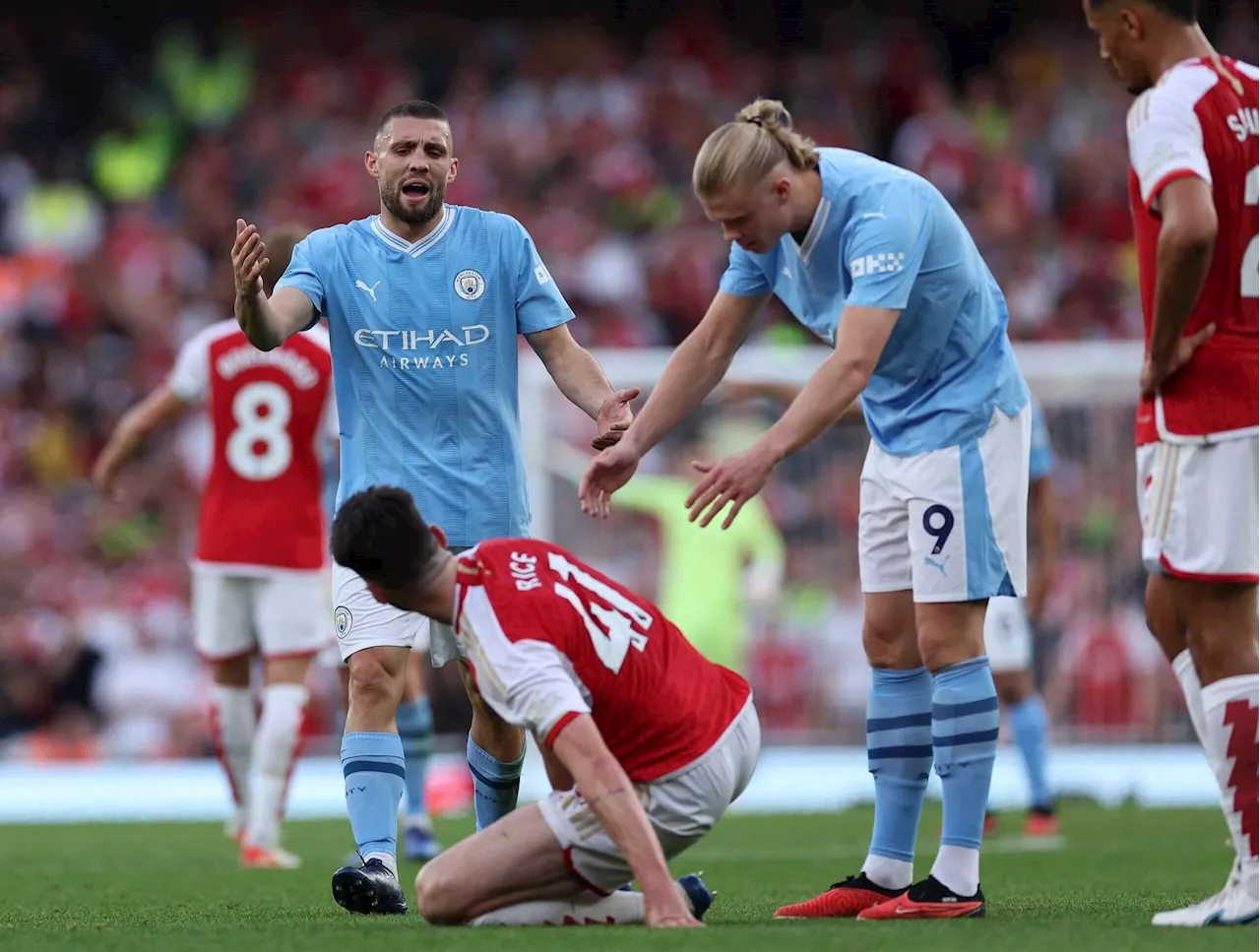 Manchester City’s Mateo Kovacic should have been sent off against Arsenal – referees’ chief Howard Webb