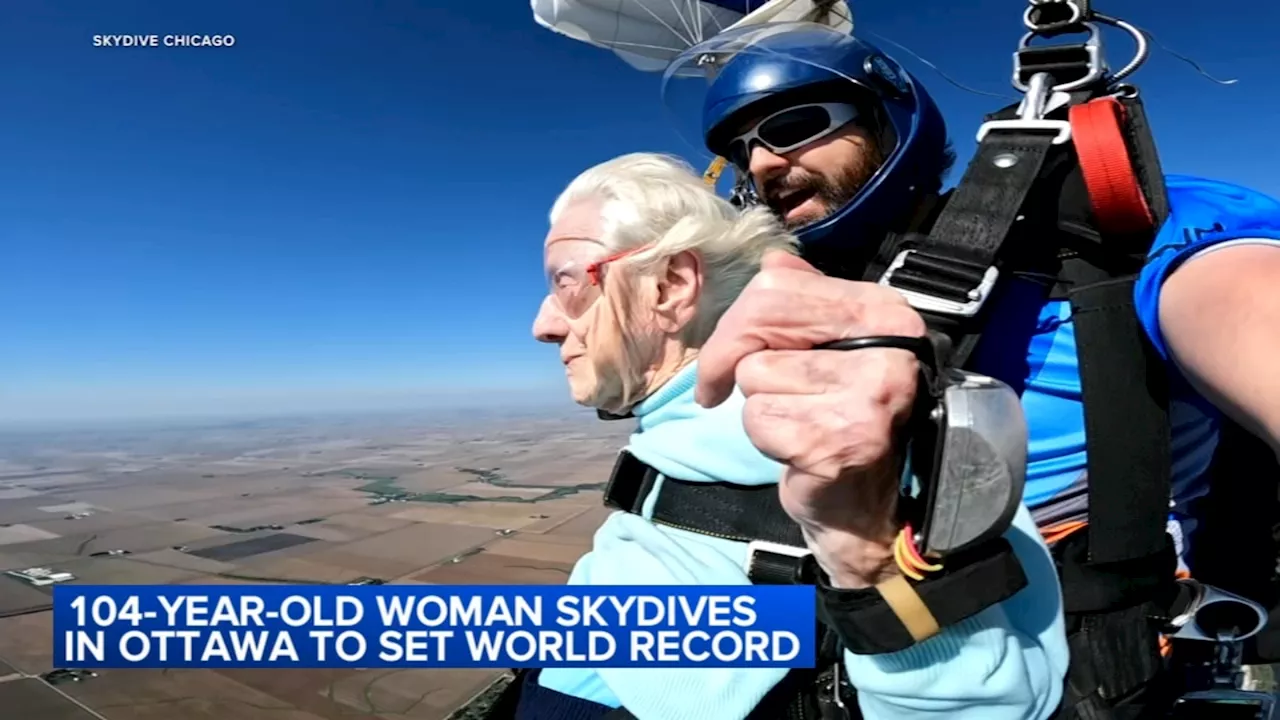 104-year-old Chicago skydiver who attempted Guinness World Record dies days after jump