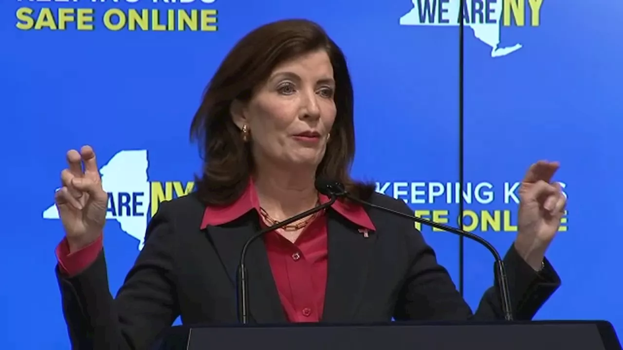 Gov. Hochul, NY officials announce social media protection bills for children