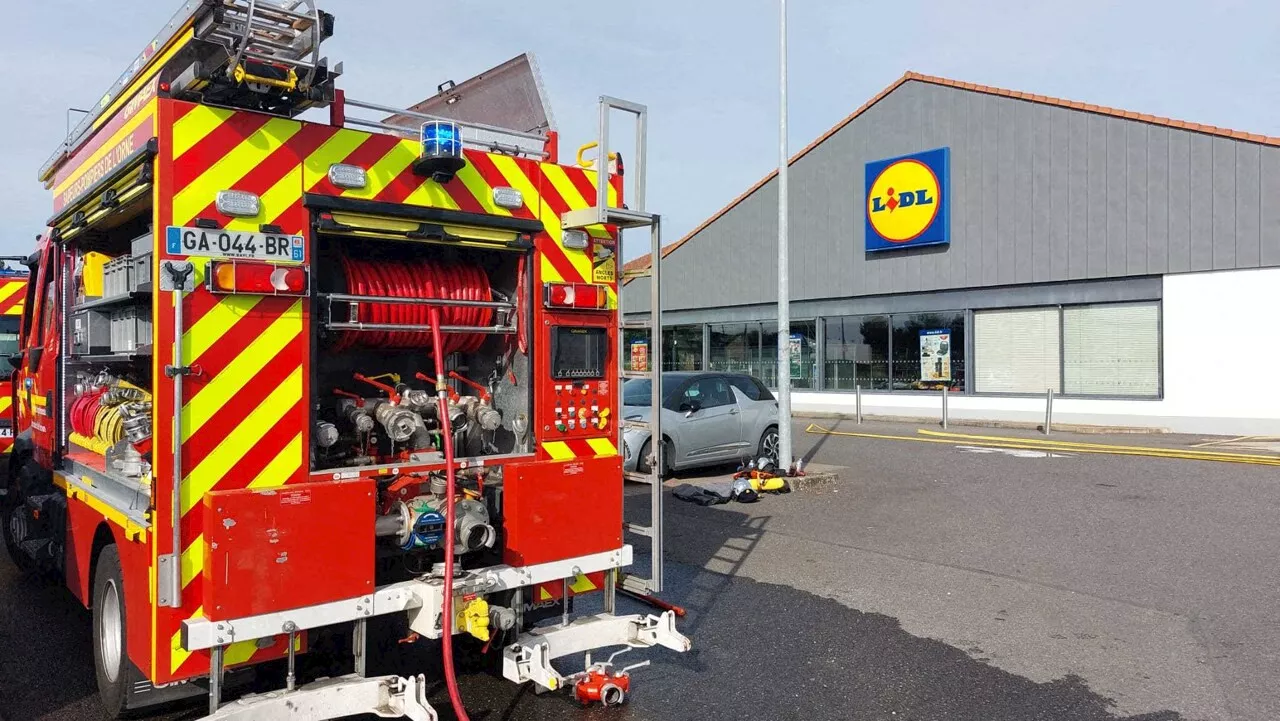 Incendie dans un Lidl, près d'Alençon : le magasin évacué, le feu maîtrisé | L'Orne Hebdo