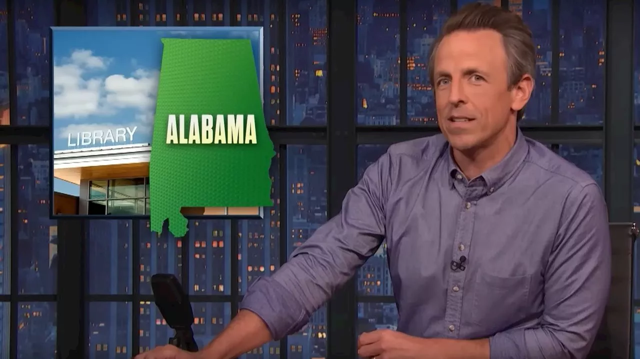 Stephen Colbert, Seth Meyers joke about Alabama book mistakenly deemed sexually explicit