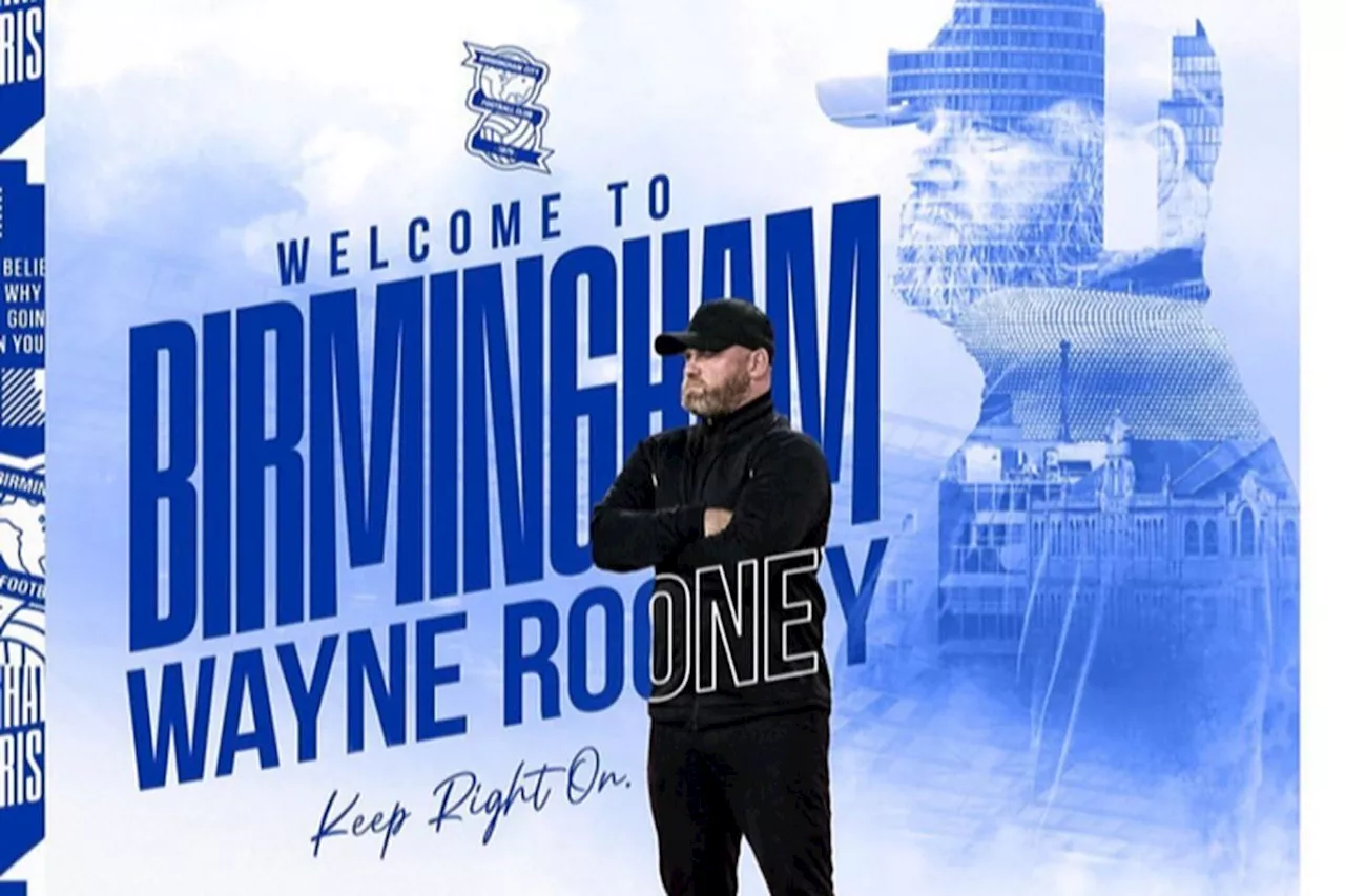 Wayne Rooney resmi ditunjuk jadi pelatih Birmingham City