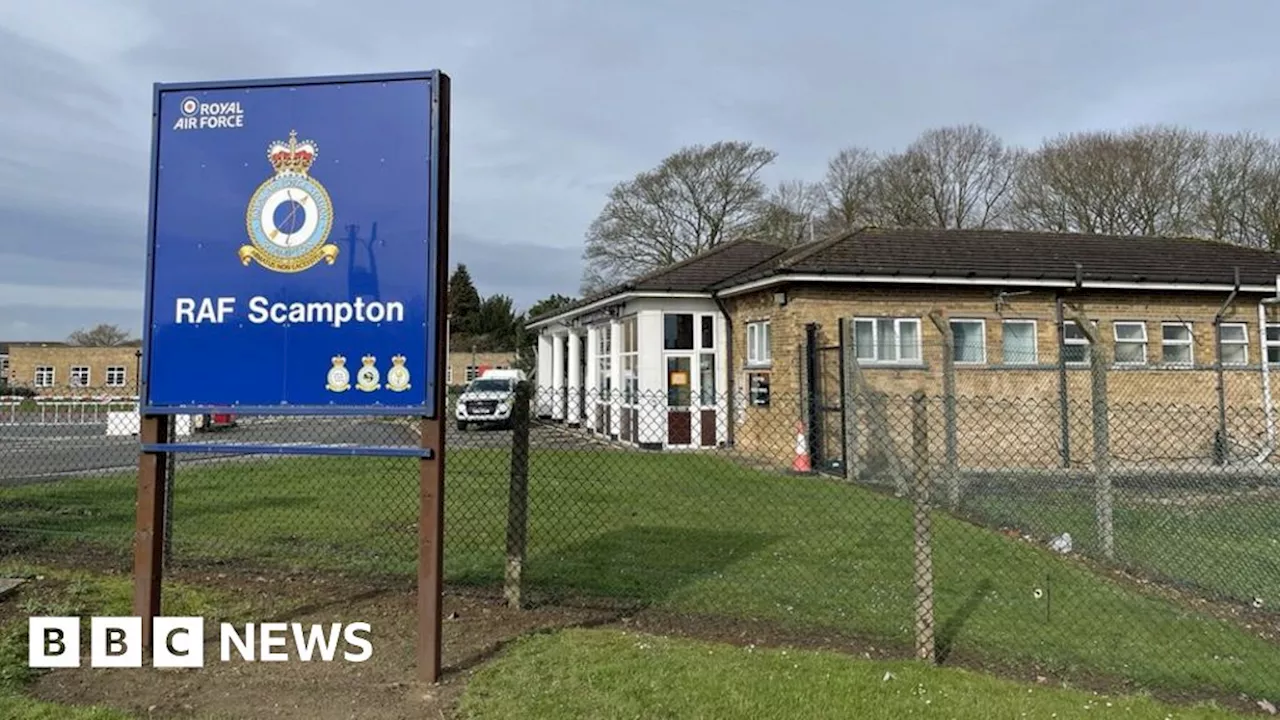 RAF Scampton: Four bailed after protest arrests at asylum centre site