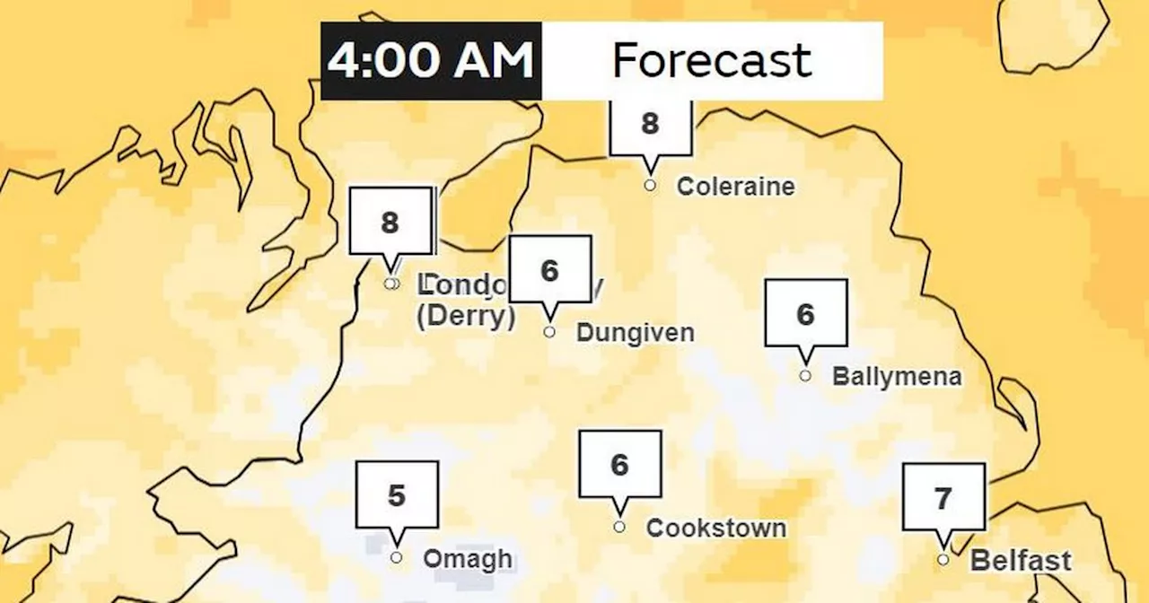 NI weather forecast as Met Office say 'cold snap' set to hit