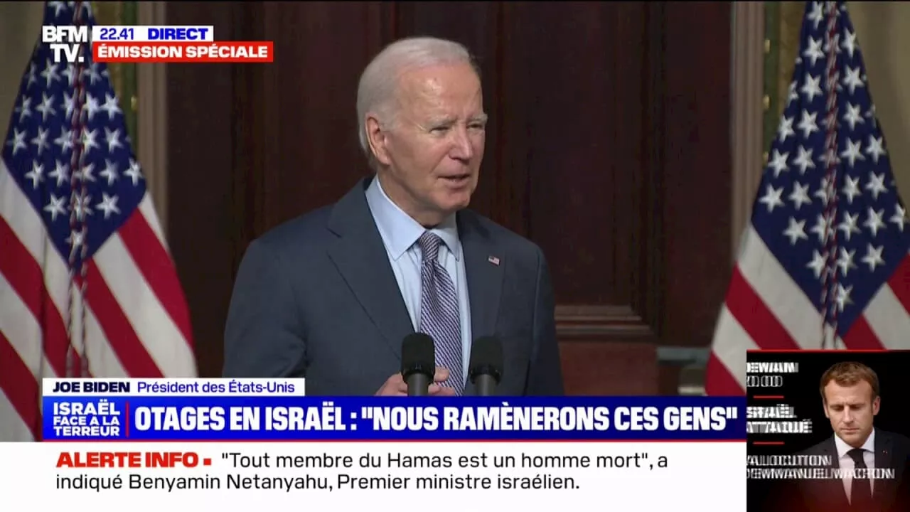 Joe Biden: 'Nous allons condamner l'antisémitisme partout où il sera'