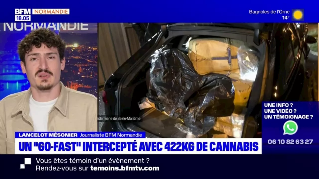 Normandie: un 'go-fast' intercepté avec 422 kg de cannabis