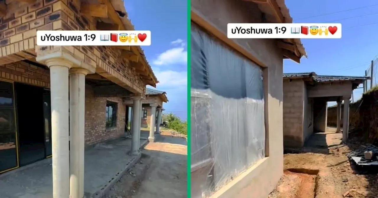 Eastern Cape Woman Celebrates Brother for Building Big House in Rural Area, Video Inspires Many