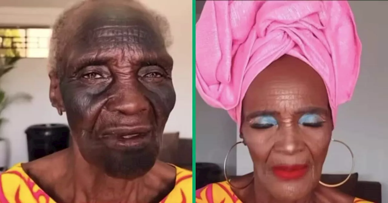 Elderly Woman’s Jaw-Dropping Makeup Transformation Wows Netizens: “Grandma Is Beautiful”