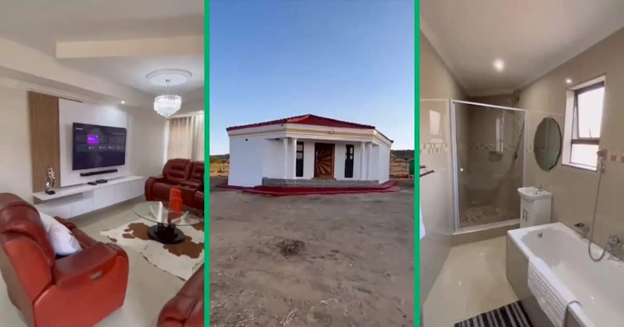 TikTok Video Shows Impressive Interior of Rondavel House Built by Hardworking Brothers for Family