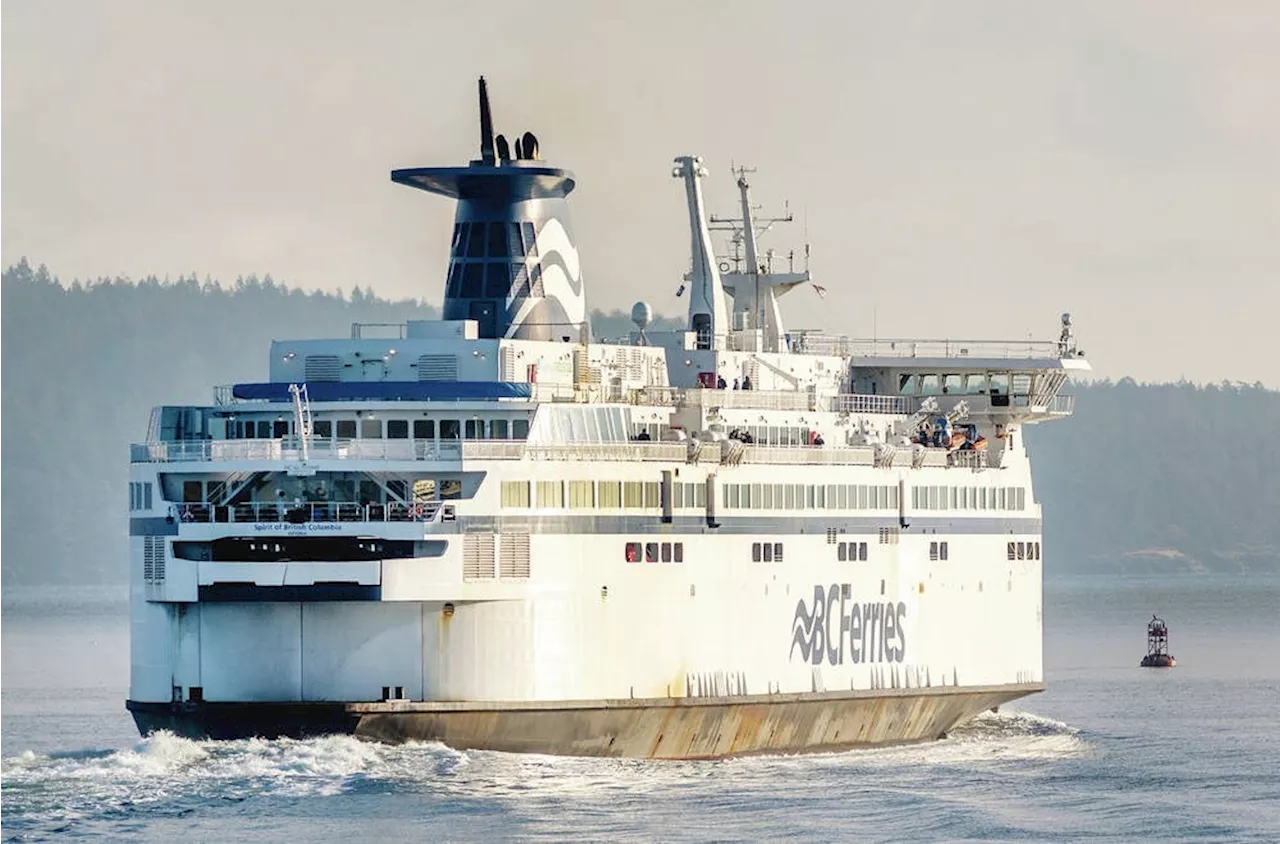 Youth arrested after fire set in washroom of Spirit of British Columbia ferry