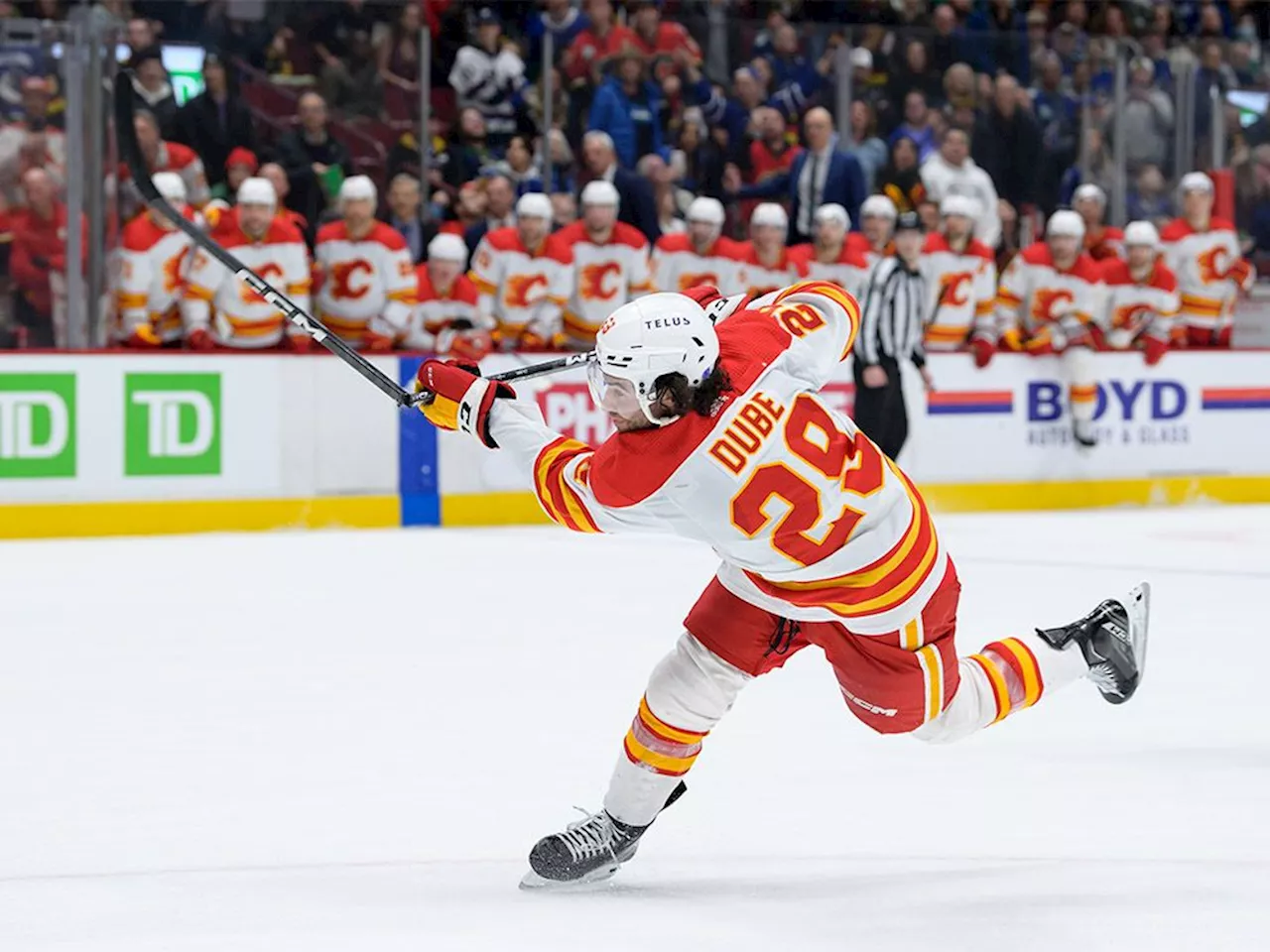 Dillon Dube feeling more confident in Calgary Flames first-line role