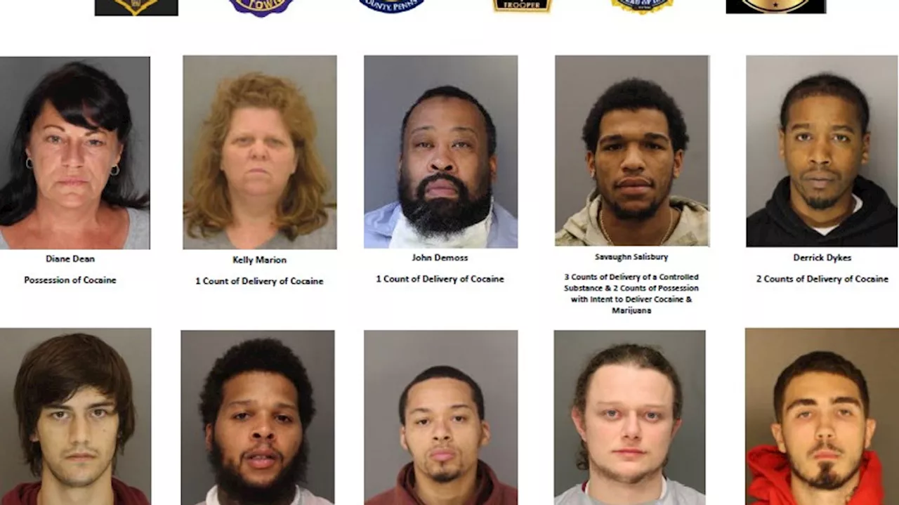 37 Arrested in 2-year narcotics investigation: York District Attorney