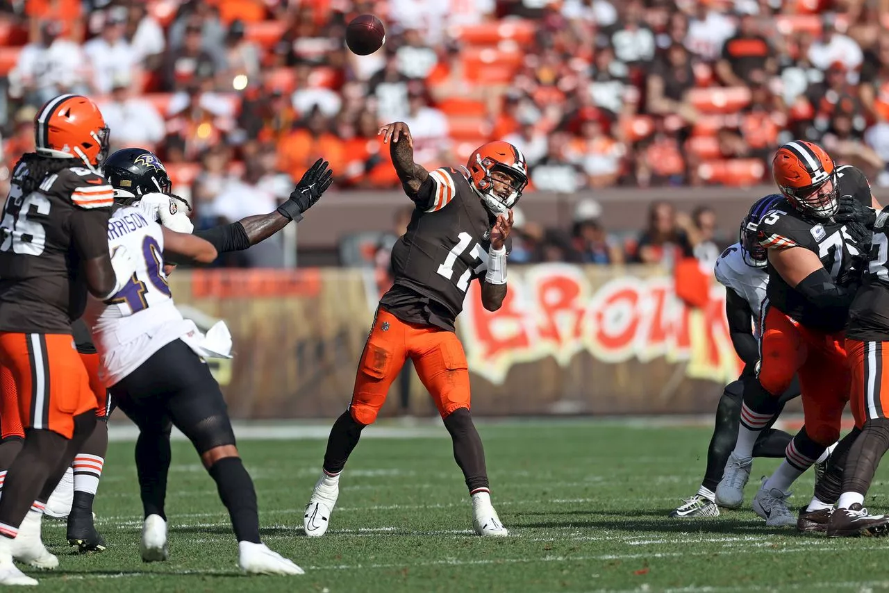 Dorian Thompson-Robinson out as Browns backup QB this week, but not focused on outside noise