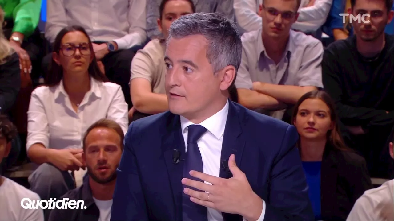 “Ma vie chiante, pourquoi ?” : ambiance dans Quotidien, Jean-Michel Aphatie froisse Gérald Darmanin en parlant de sa femme