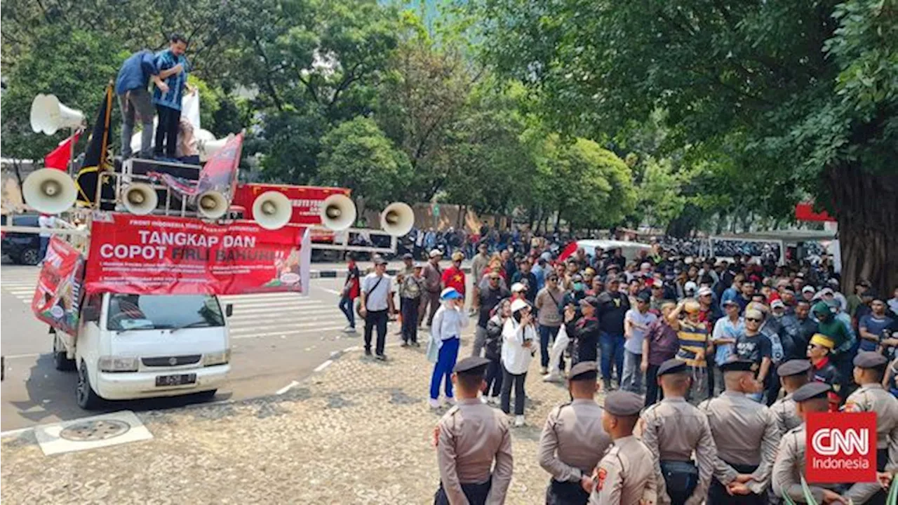 Demo Tuntut Ketua KPK Firli Bahuri Mundur Dikawal Ketat Polisi