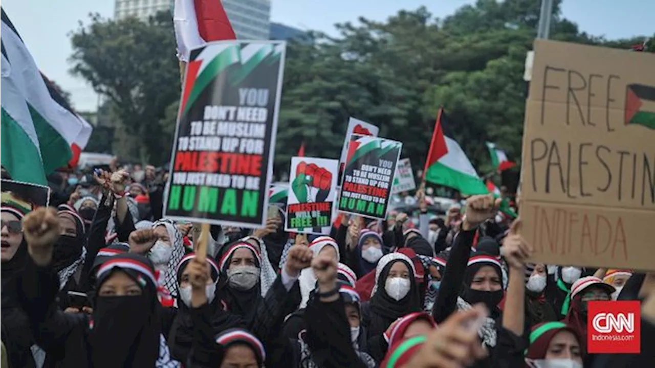 PA 212 dan FPI Kepung Kedubes AS Gelar Aksi Bela Palestina Hari Ini