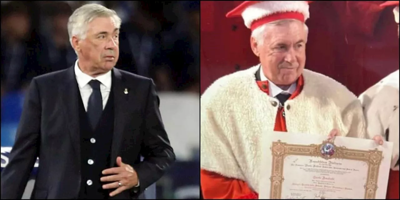 Ancelotti, laurea ad honorem ed emozione all'Università di Parma