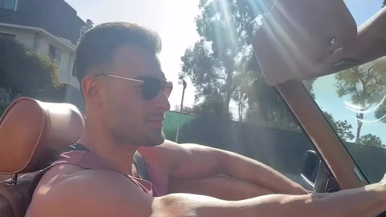 Britney Spears' estranged husband Sam Asghari seen behind the wheel and shares pic of classic...