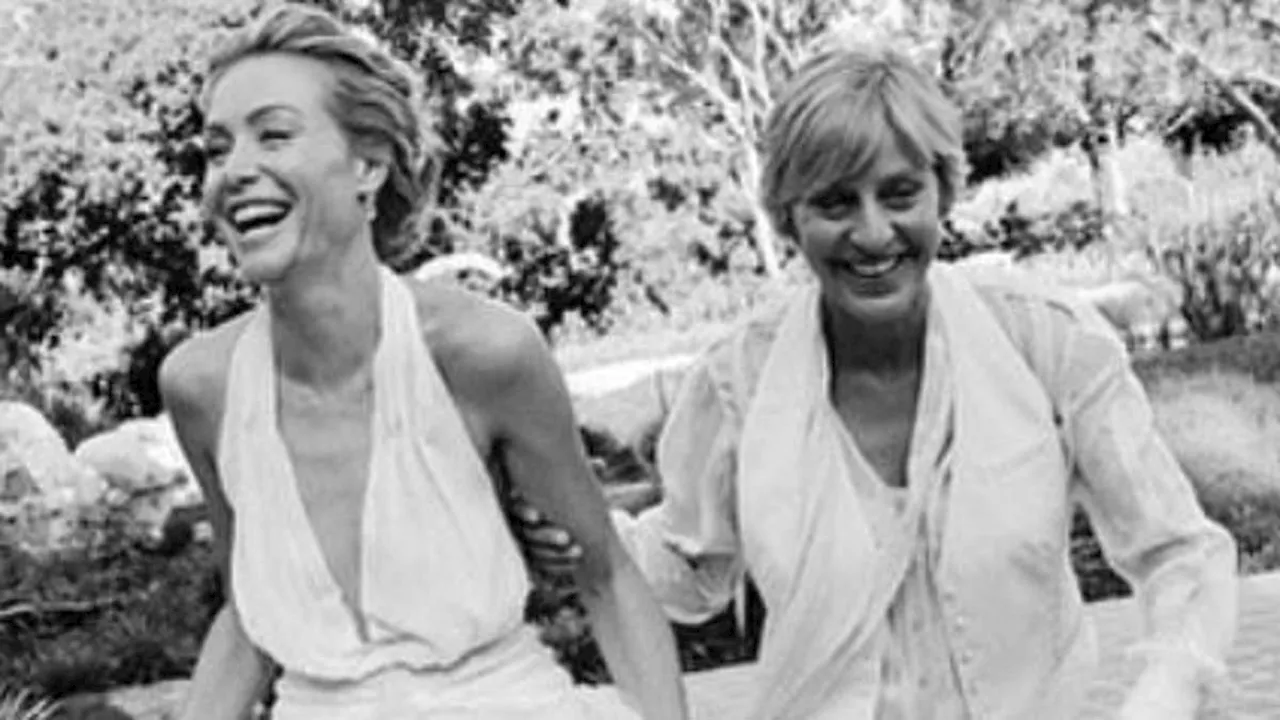 Ellen DeGeneres shares photo from wedding with Portia de Rossi to celebrate National Coming Out Day:...