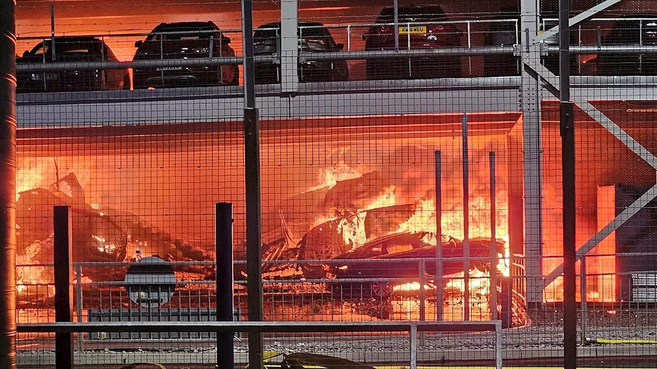 Luton car park fire travel chaos: Passengers stuck in traffic, on railway platforms and facing...