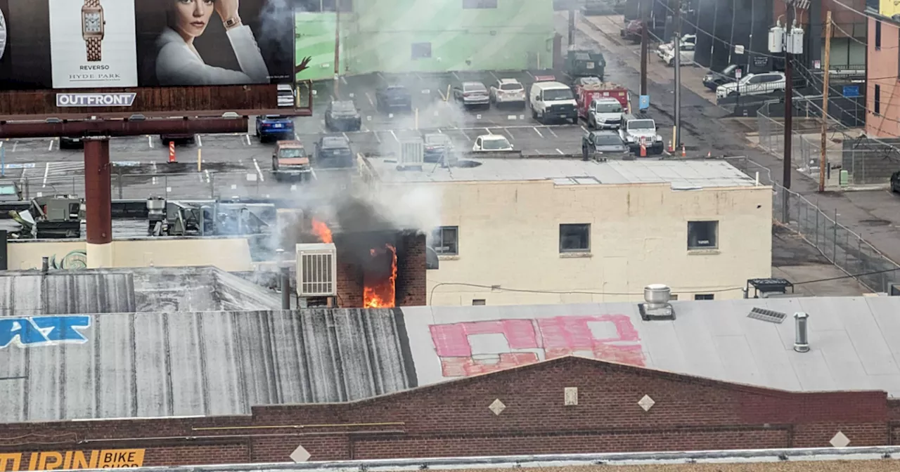 Fire breaks out at Turin bike shop building, a former Denver staple that's now vacant