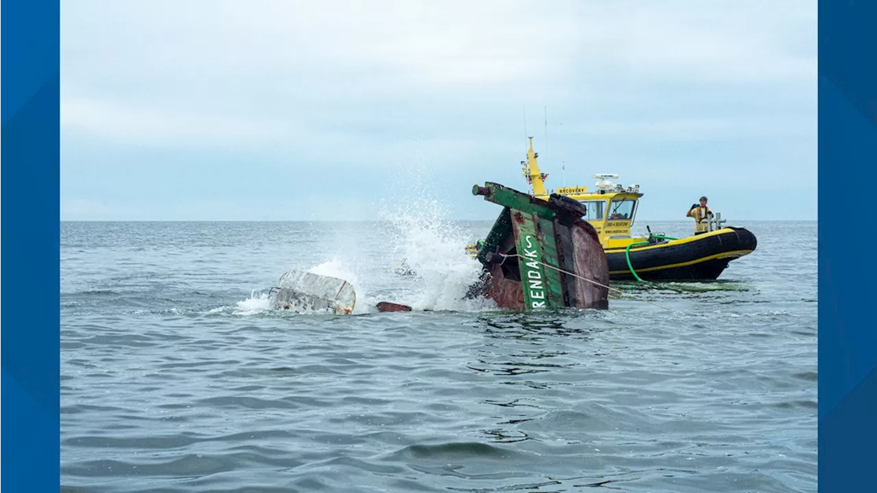 Retired tug boat will become habitat for marine life off coast of Cumberland Island