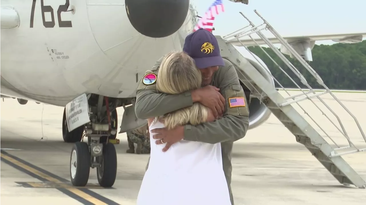 VP-16 War Eagles return to NAS JAX amid fighting in Israel