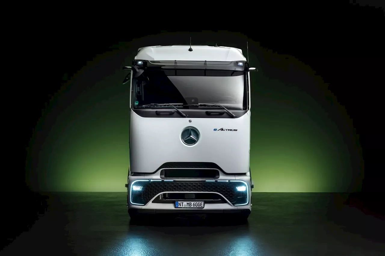 Mercedes rullar ut eldrivna lastbilen eActros 600 EV. Kommer kunna laddas med 1000 kW i framtiden.