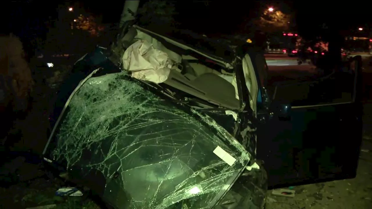 Carjacking ends with violent crash on Roosevelt Boulevard; 2 people hospitalized