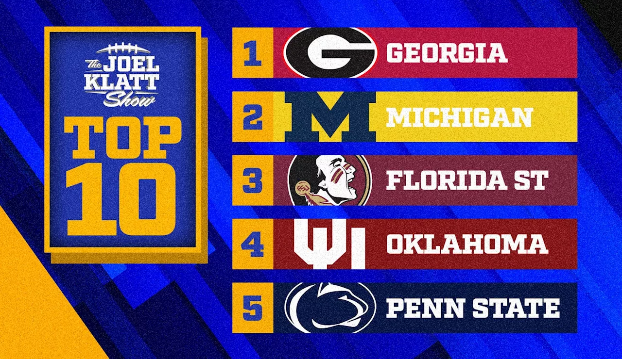 2023 college football top 10 rankings: Joel Klatt's top 10 teams after Week 6