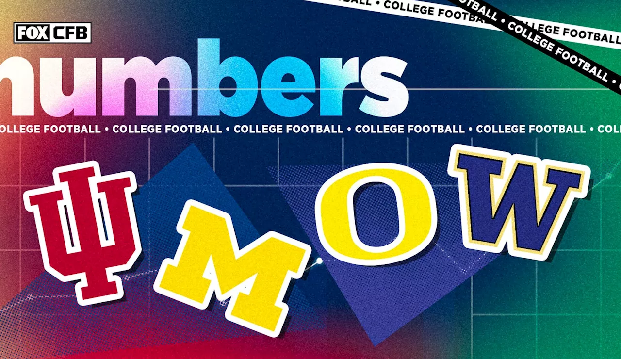 Indiana-Michigan, Oregon-Washington, more: CFB Week 7 by the numbers