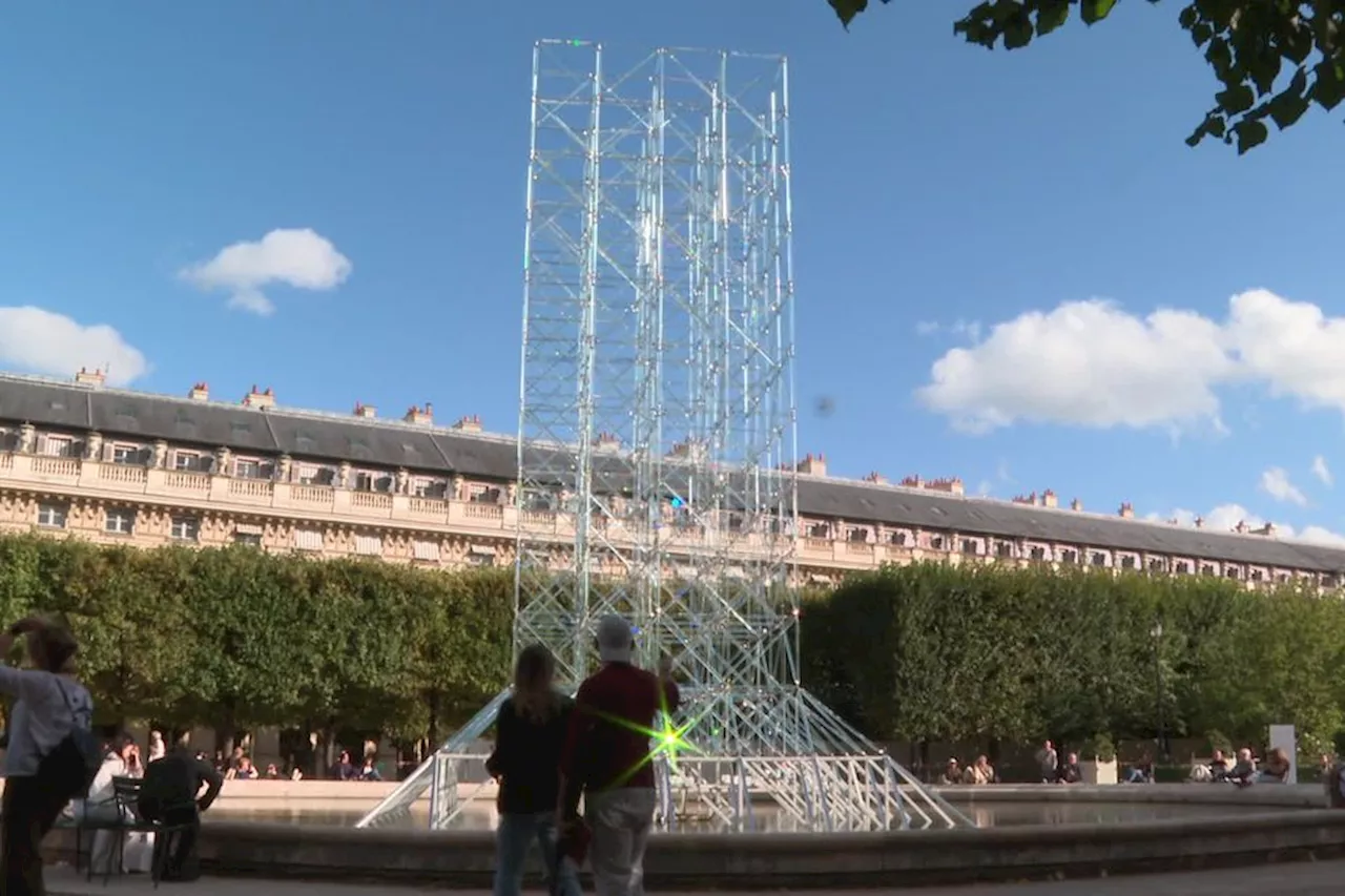 Jardins du Palais-Royal : une structure monumentale insolite signée d'un artiste originaire du Cantal