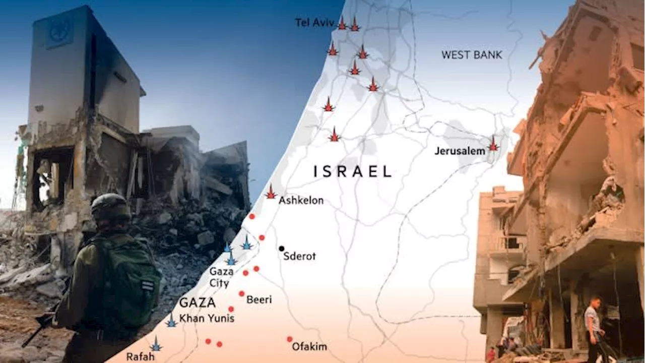 The Israel-Hamas conflict in maps