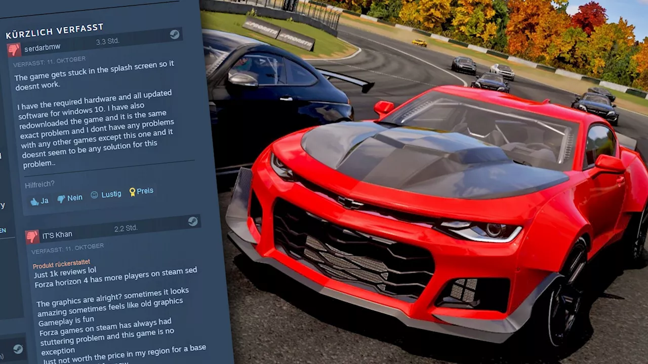 Forza Motorsport: Nach Höchstwertungen der Presse hagelt es auf Steam Kritik