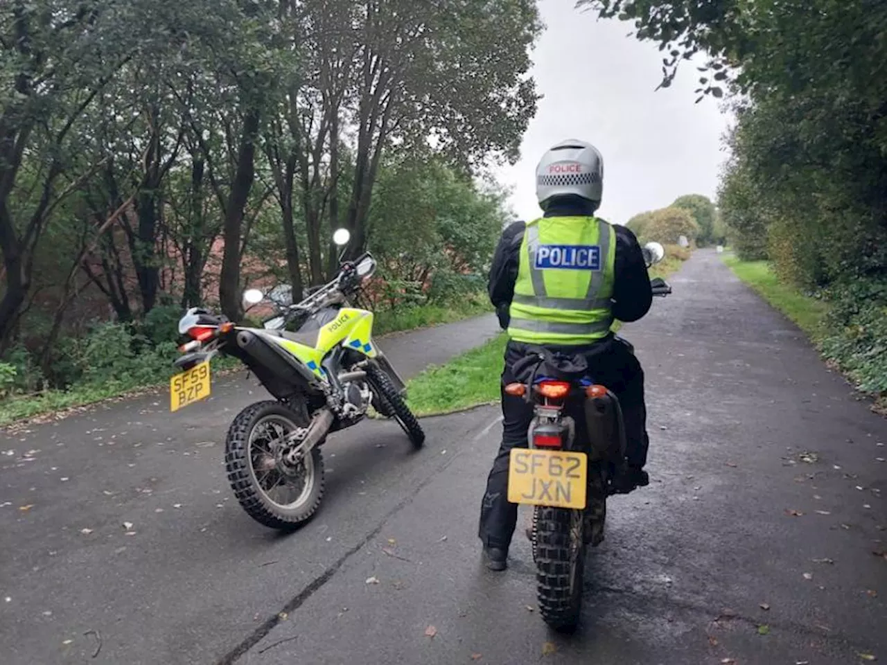 Cops on bikes crackdown on youth disorder in Glasgow