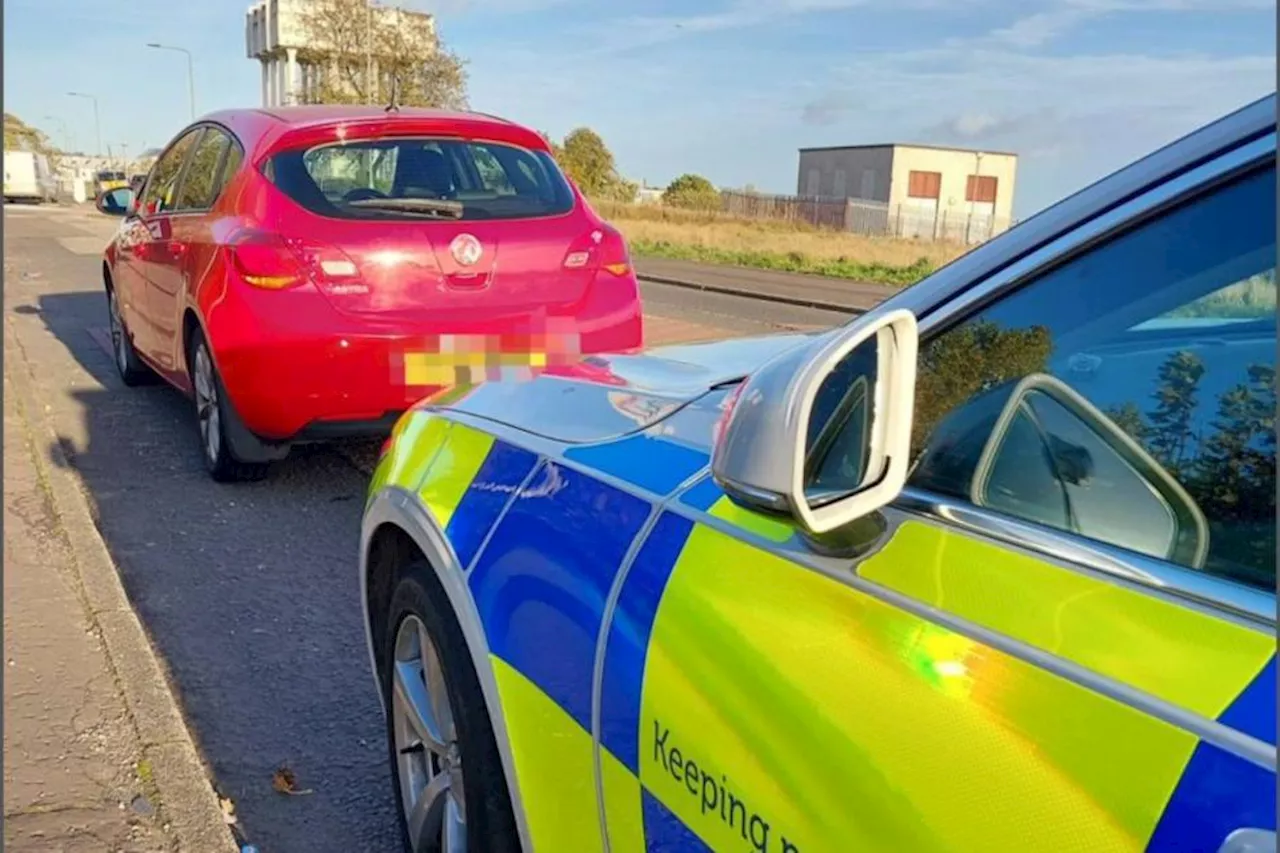 Driver left to 'walk rest of journey' after cops seize car in Glasgow