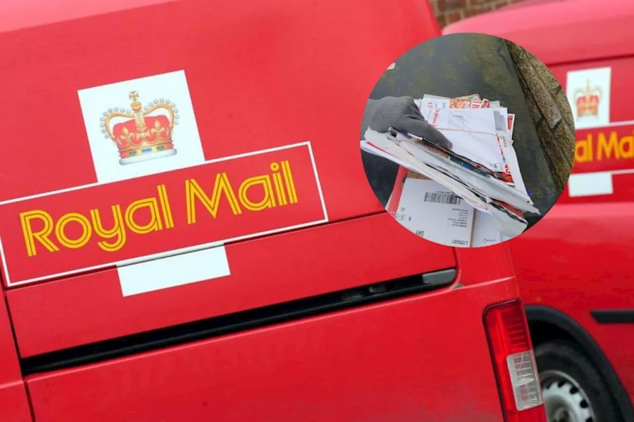 Royal Mail worker suspended after mail found dumped in bin