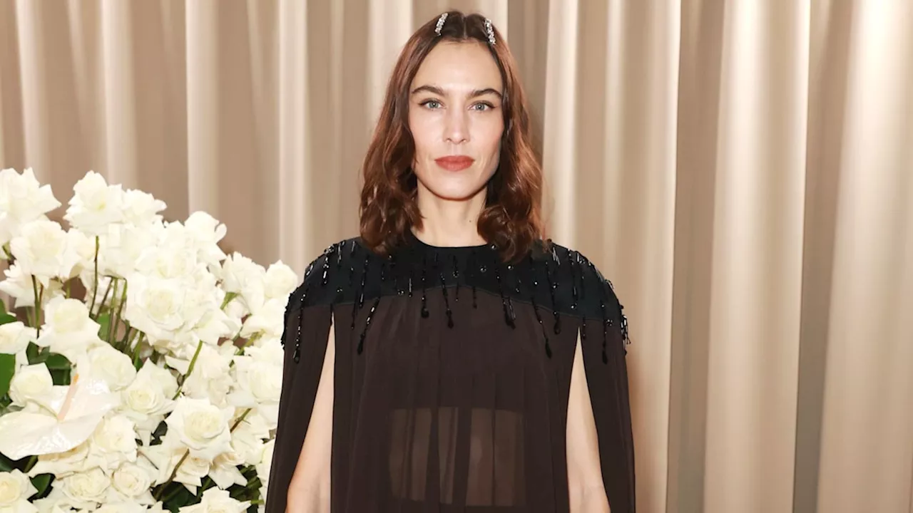 Alexa Chung just redefined the classic LBD and we're totally into it