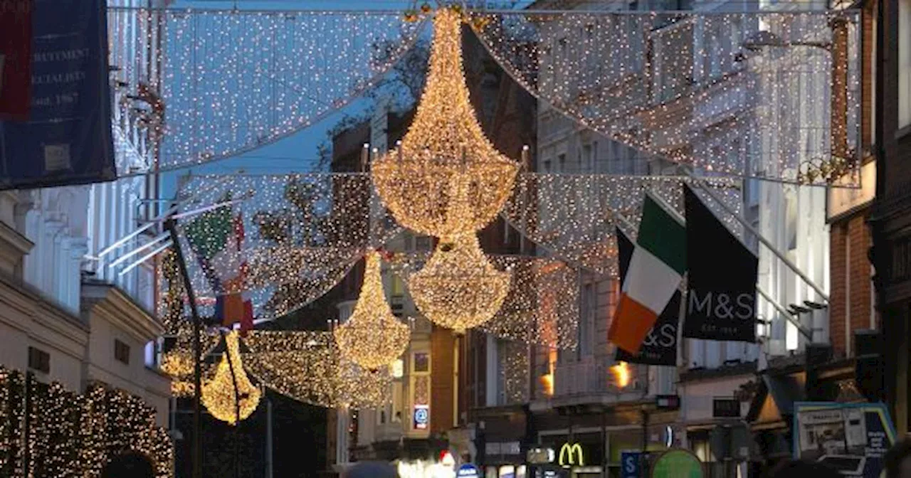 Twitter had one problem with the Christmas lights being turned on in Dublin last night