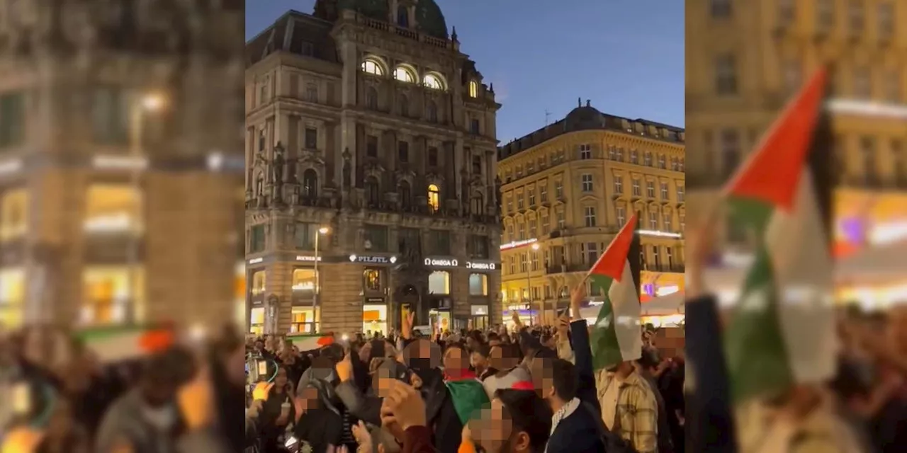 Palästina-Fans ignorieren Demo-Verbot der Polizei