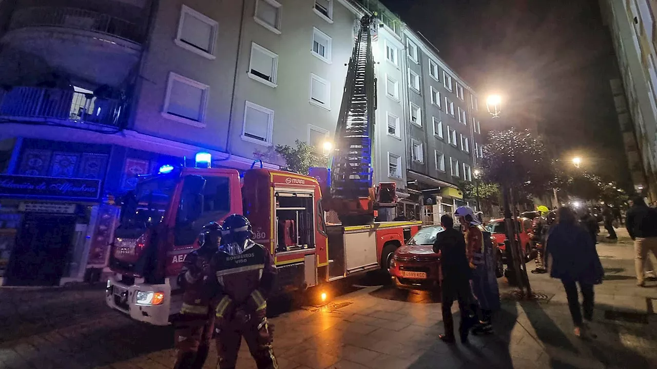 Mueren cuatro menores en un incendio en Vigo