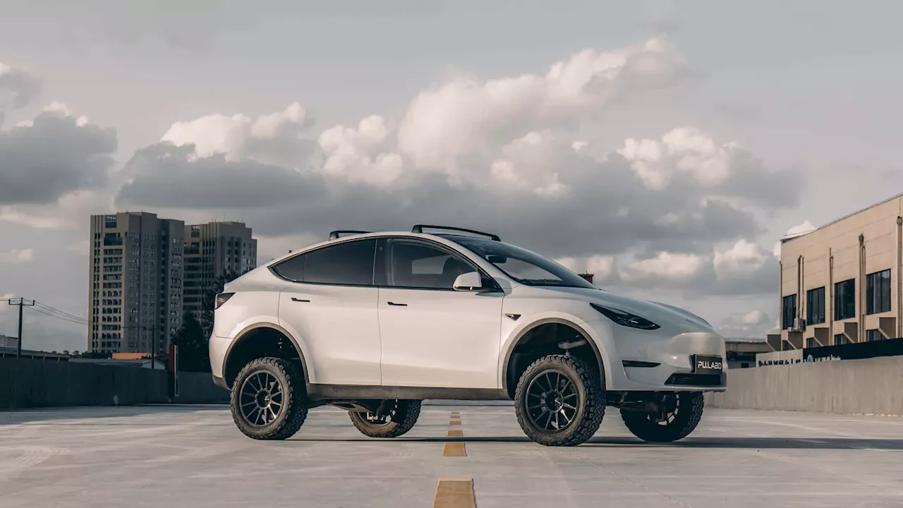 Chinese Tesla Model Y Lift Kit Adds 5 Inches Of Ground Clearance