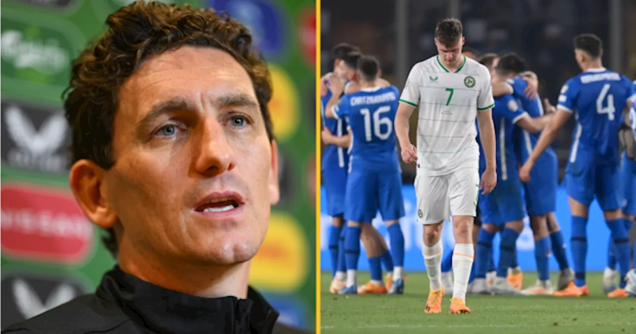 Keith Andrews suggests 'Irish staff' helped Greece beat Ireland