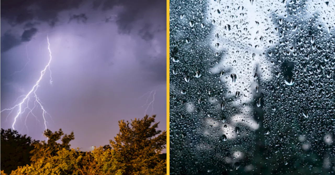 Several counties hit with weather warnings as lightning set to strike