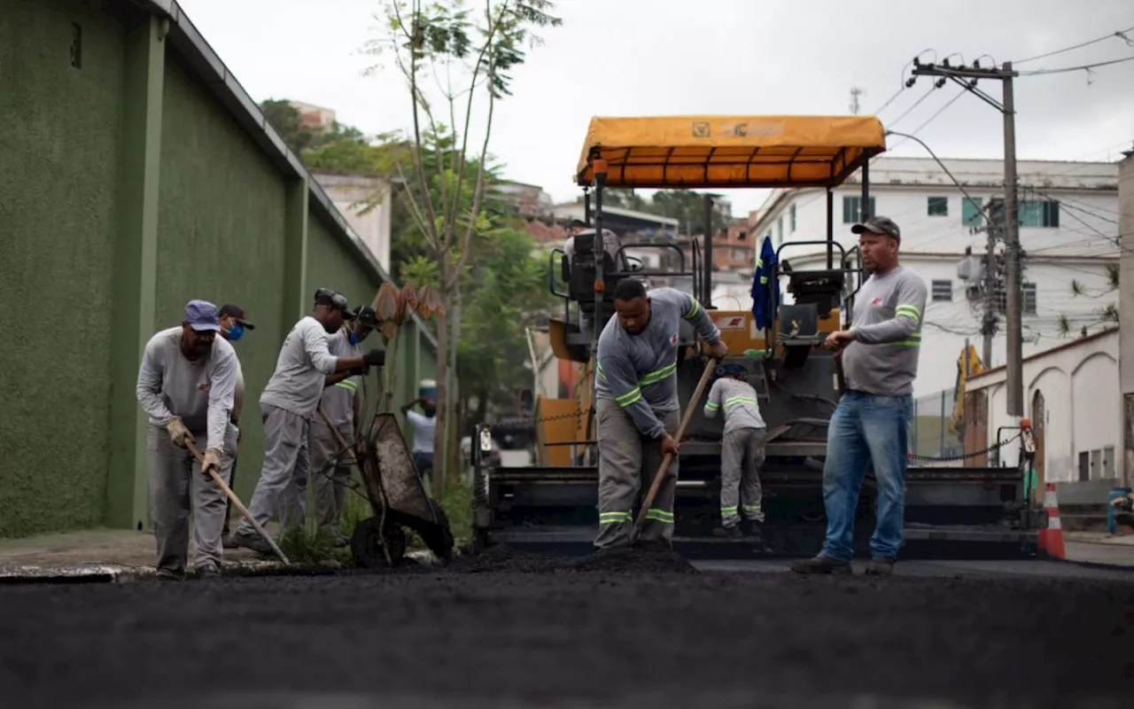 Novo asfalto avança em duas frentes, em Volta Redonda