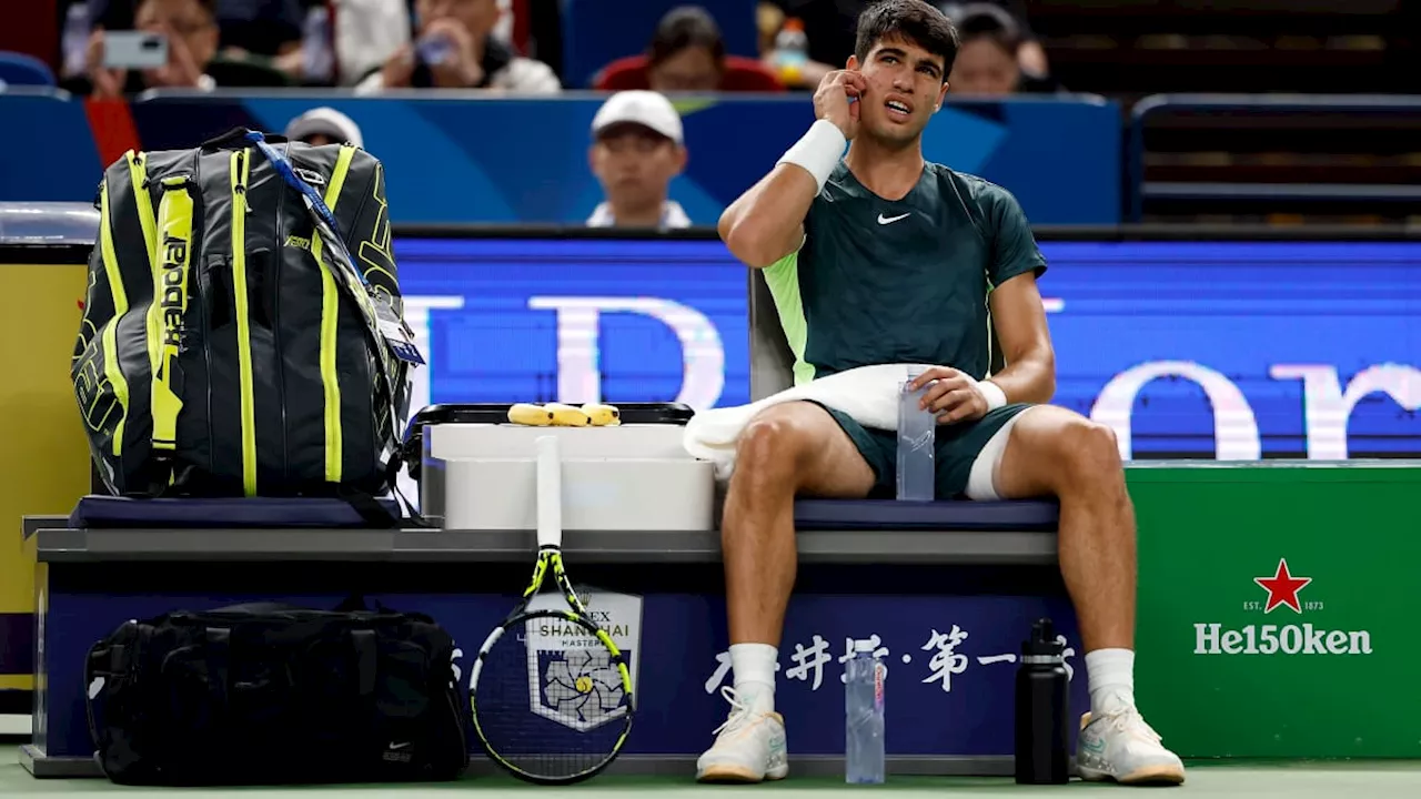 Erste Niederlage gegen Dimitrov: Alcaraz scheitert in Shanghai