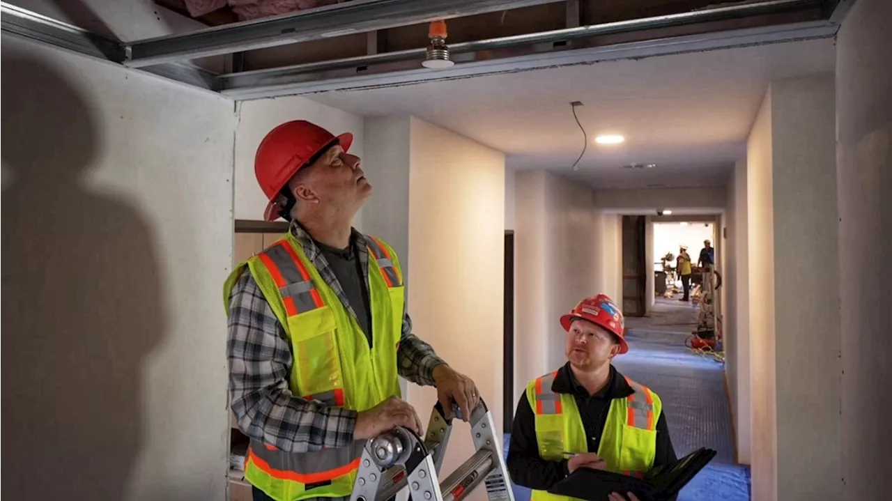 Jim gets a lesson on how fire sprinklers can save lives and property