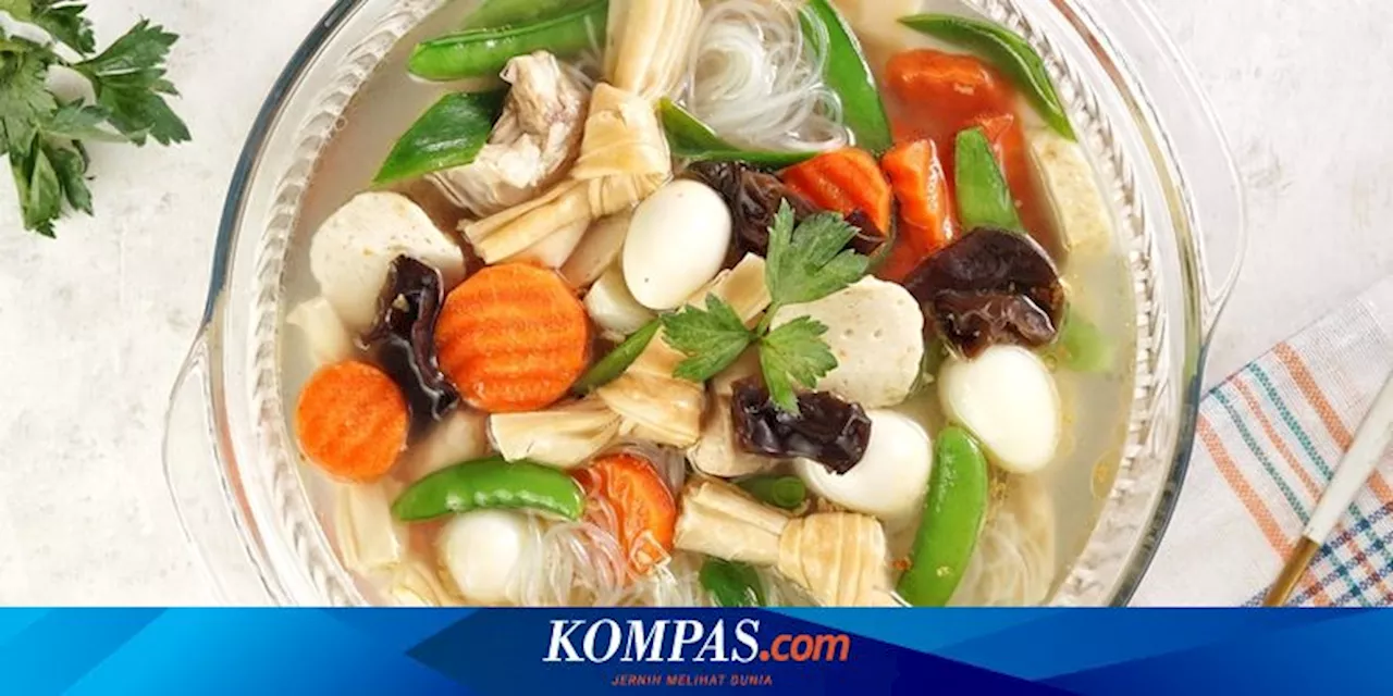 Resep Sup Kimlo Komplet, Ide Menu Acara Keluarga